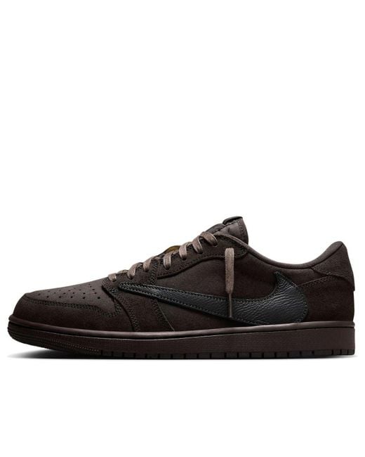 Nike Black 1 Retro Low Og Sp X Travis Scott 'Velvet' for men