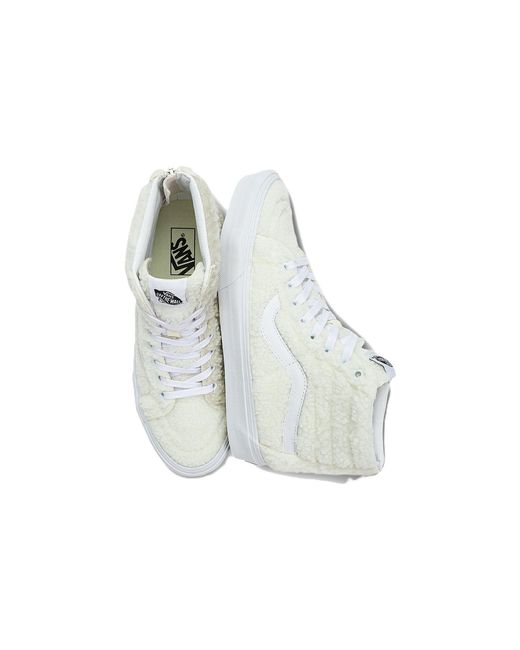 Vans White Sk8-Hi for men