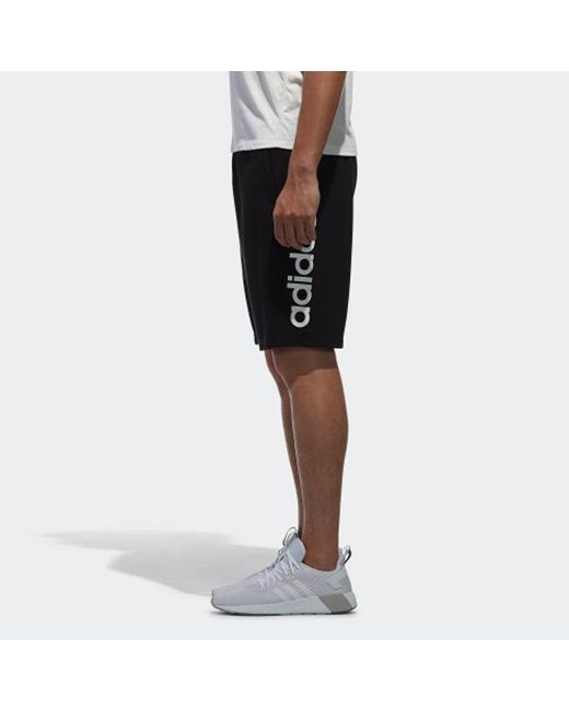 Adidas Black Neo Side Loose Casual Sports Shorts for men