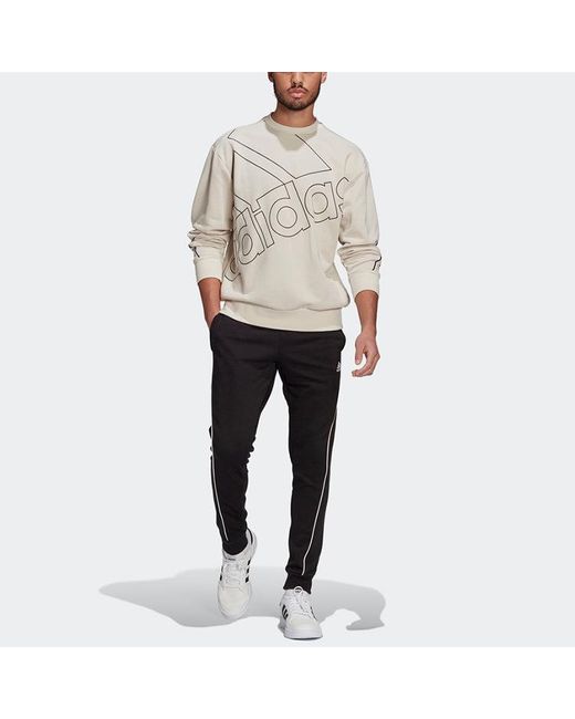 Adidas Black M Favs Q1 Pt1 Lacing Bundle Feet Sports Pants for men