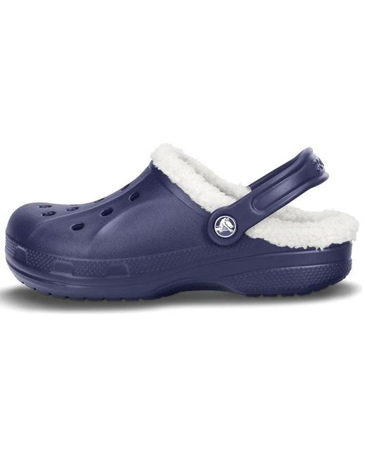 CROCSTM Blue Classic Clog Stay Warm Wear-Resistant Slippers for men