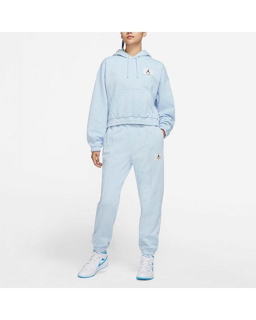 Nike Blue (Wmns) Casual Sports Knit Loose Hoodie Short
