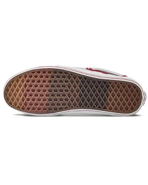 Vans Red Old Skool Cap Lx 'Regrind' for men