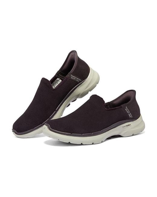 Skechers Brown (Wmns) Go Walk 3 'Plum'