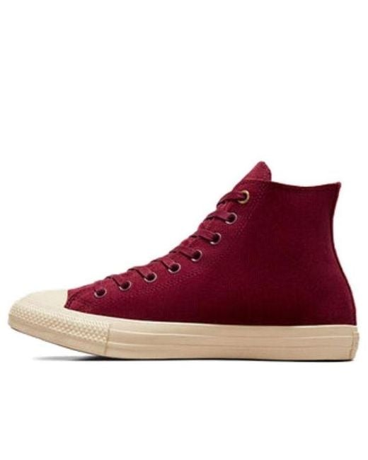 Converse Red Wonka X Chuck Taylor All Star Corduroy 'Deep Bordeaux' for men