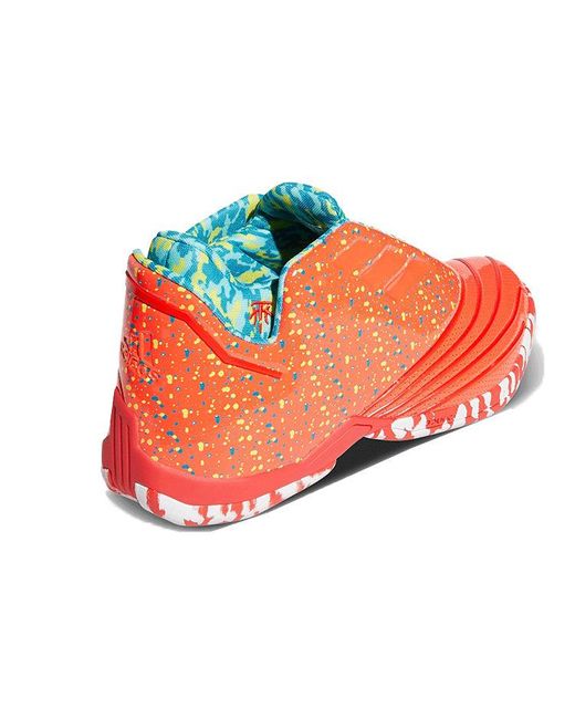 Adidas Red T-Mac 2 Evo 'Paint Splatter' for men