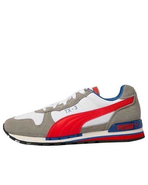 auge Vueltas y vueltas Residuos PUMA Tx-3 Red/blue/white Low Sneakers for Men | Lyst