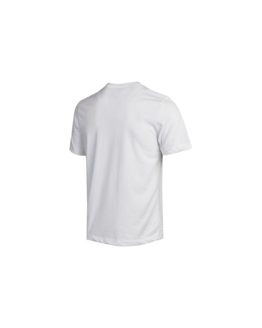 Nike White Tee Humor Athleisure Casual Sports Alphabet Printing Short Sleeve for men