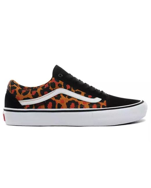 Vans Brown Old Skool Pro 'Leopard' for men