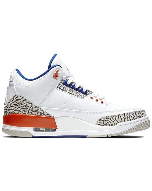 Nike Blue 3 Retro 'Knicks' for men