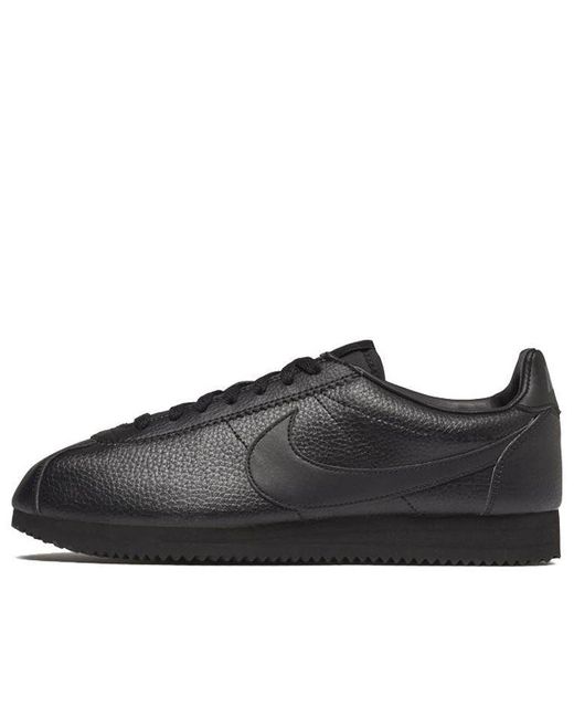 Nike Black Classic Cortez Leather Anthracite' for men