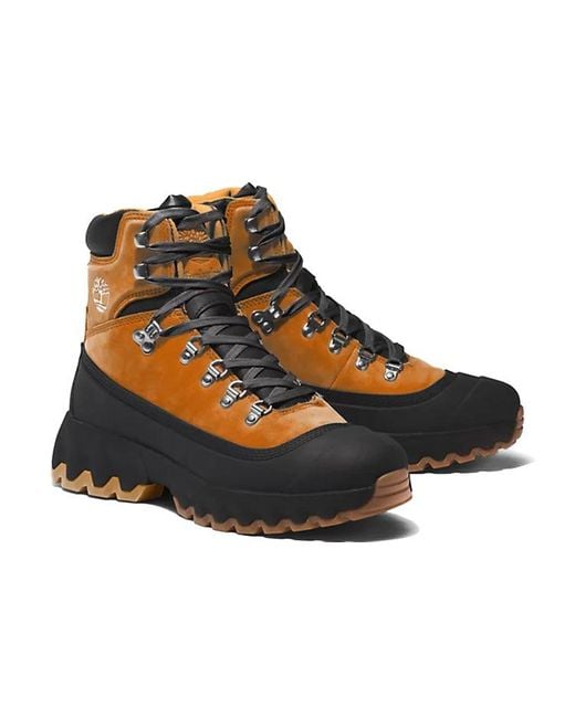 Timberland Black Vibram Gore-Tex 6 Inch Boots 'Wheat Nubuck' for men