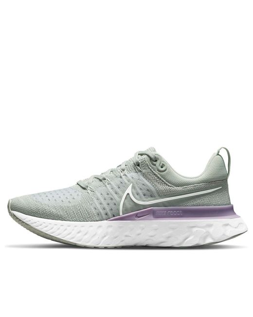 Nike White (Wmns) React Infinity Run Flyknit 2 'Light Lilac'