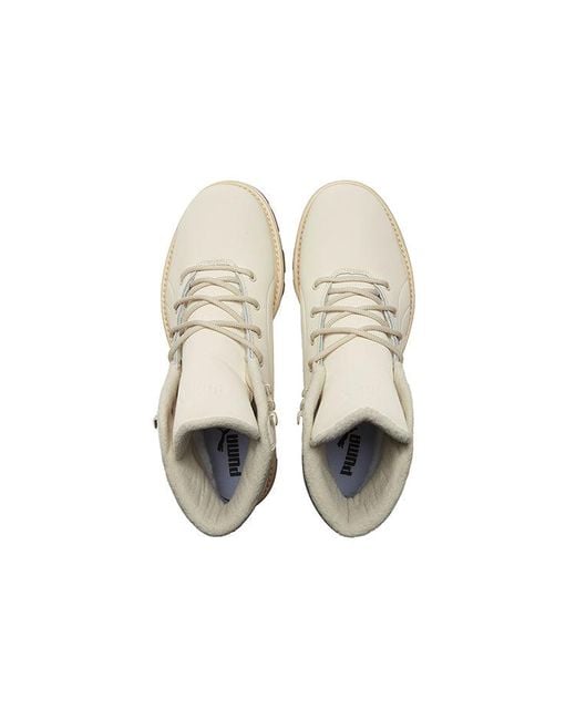 PUMA White Desierto Fun Sneakers Ivory for men