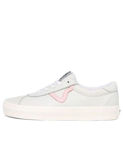 Vans White Sport Soft Leather Light for men