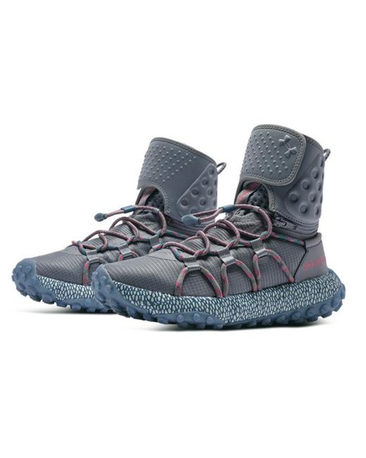 Under Armour Blue Hovr Summit Ft Cuff 'Gravel Harbor' for men