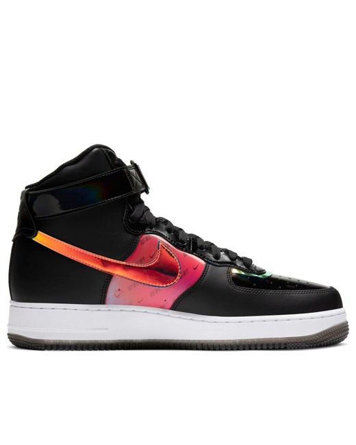 Nike Blue Air Force 1 High 07 Lv8 Bright Crimson' for men