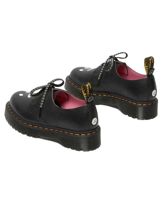 Dr. Martens Black (Wmns) Lazy Oaf X 1461 Bex Low Pisa'