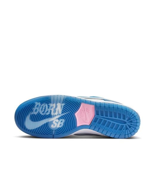 Nike Blue Sb Dunk Low 'Born X Raised One Block for men