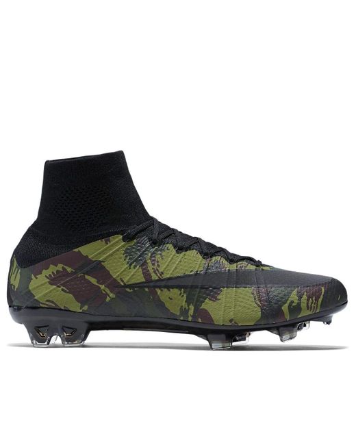 Nike Green Mercurial Superfly Se Fg 'Jungle Camo' for men