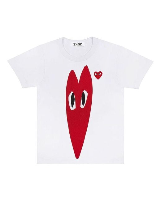 COMME DES GARÇONS PLAY Red (Wmns) Long Heart Tee