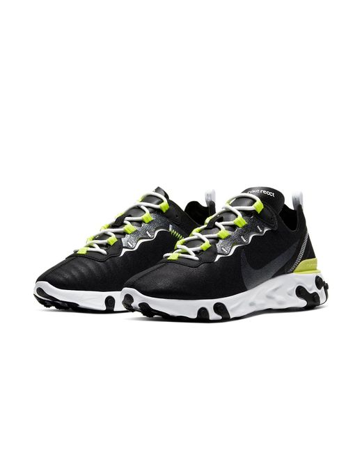 Nike Black (Wmns) React Element 55 Se Lemon Venom'