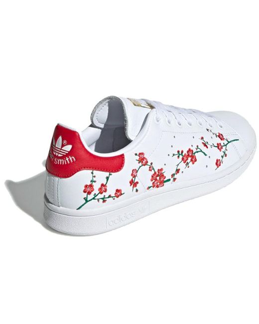 Adidas White (Wmns) Stan Smith 'Floral'