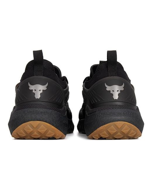 Under Armour Black Project Rock 5 Training Shoes 'Iron Paradise' for men