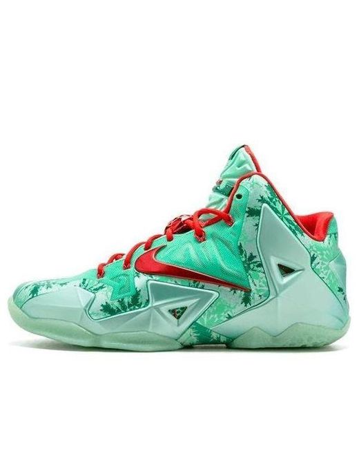 Nike Green Lebron 11 'Christmas' for men