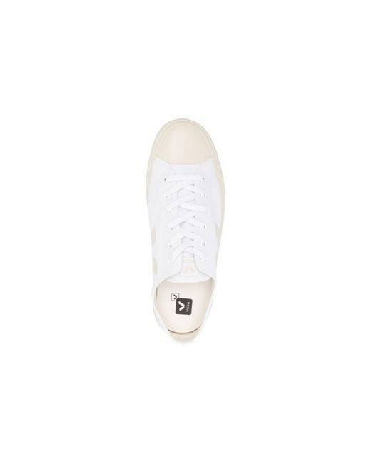Veja White Wata Ii Canvas Pierre'