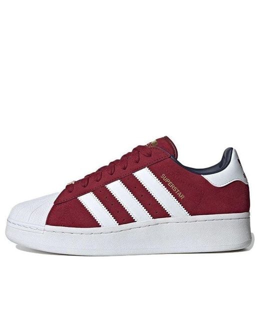 Adidas Red Originals Superstar Xlg for men