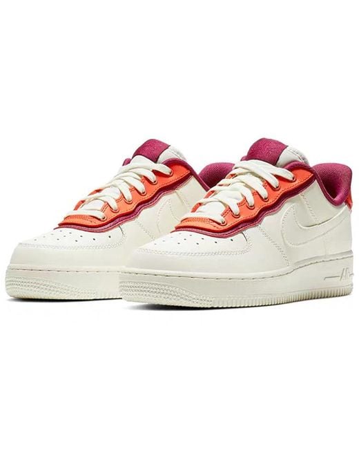Nike Red (Wmns) Air Force 1 Low Se 'Sail Team True Berry'