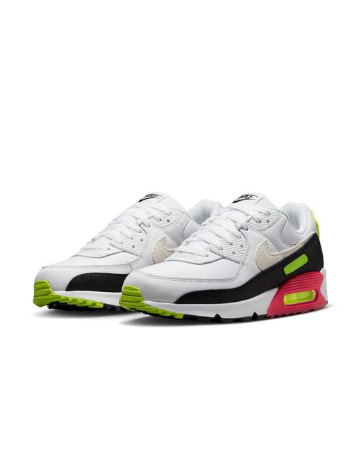 Nike White Air Max 90 Volt Rush' for men