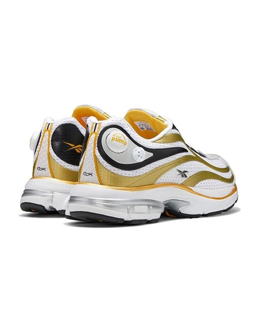 Reebok White Premier Pump Paris Metallic' for men