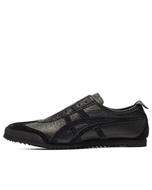 Onitsuka Tiger Black Mexico 66 Slip-On Deluxe for men