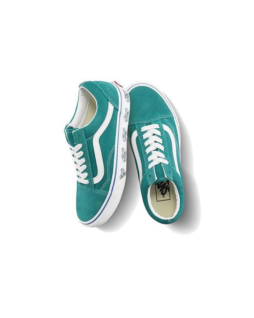 Vans Blue Sidewall Print Old Skool for men