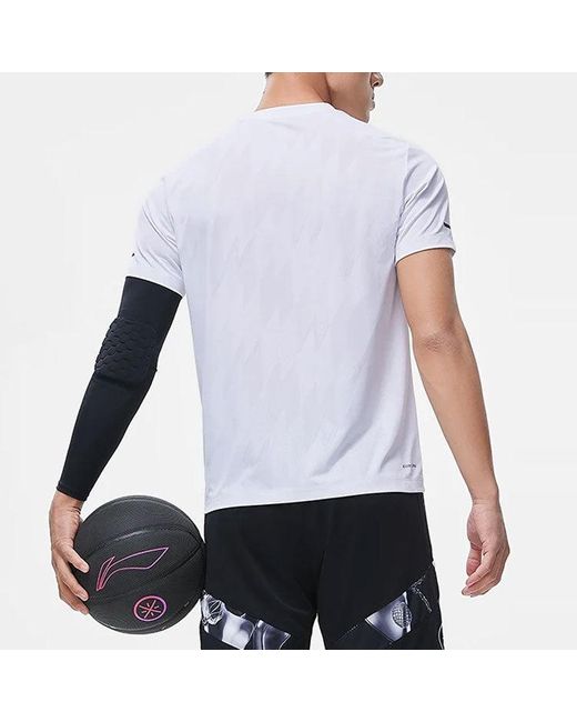 Li-ning White Way Of Wade Basketball T-Shirt for men