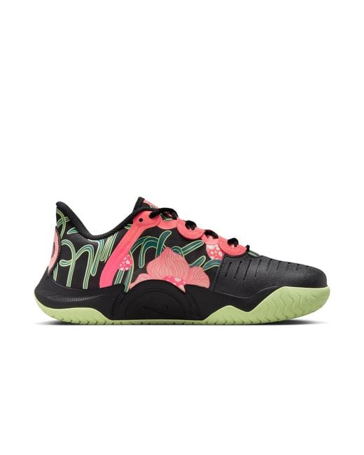Nike Red (Wmns) Court Air Zoom Gp Turbo Hc Premium 'Naomi Osaka Art Nouveau Floral'