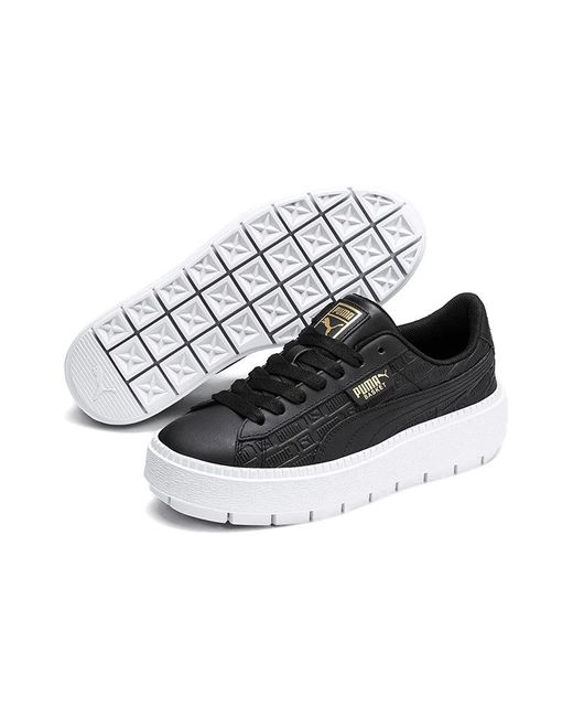 PUMA Black (Wmns) Platform Trace
