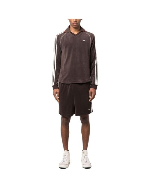 Adidas Black X Wales Bonner Towel Short 'Dark' for men