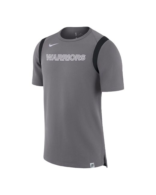 Nike Gray Golden State Warriors Sports Short Sleeve for men