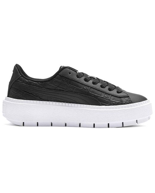 PUMA Black (Wmns) Platform Trace