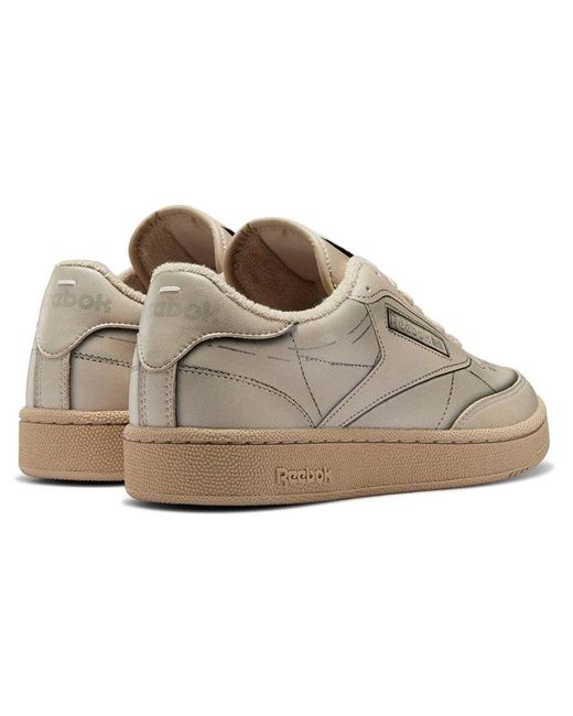 Reebok White Maison Margiela X Club C 'Tan' for men