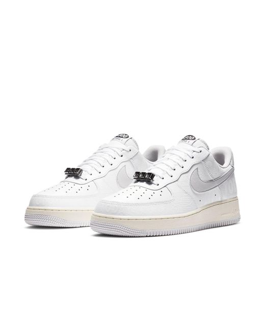Nike White Air Force 1 '07 Premium '1-800 Toll Free' for men