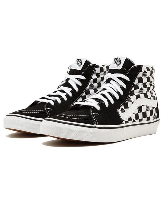 Vans Black Dover Street Market X Sk8-Hi 'Dsm Check' for men