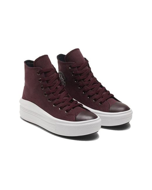 Converse Brown (Wmns) Chuck Taylor All Star High Move 'Diamond Metal