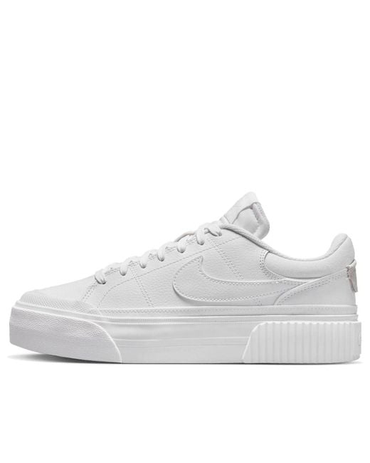 Nike White (Wmns) Court Legacy Lift 'Summit'