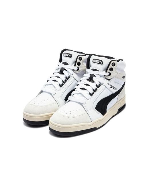 PUMA White Slipstream Mid Heritage for men