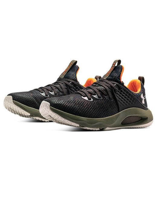 Under Armour Black Hovr Rise 3 Printed 'Hombre' for men