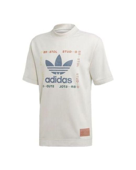 Adidas White Originals Bristol Shirt Short Sleeve for men